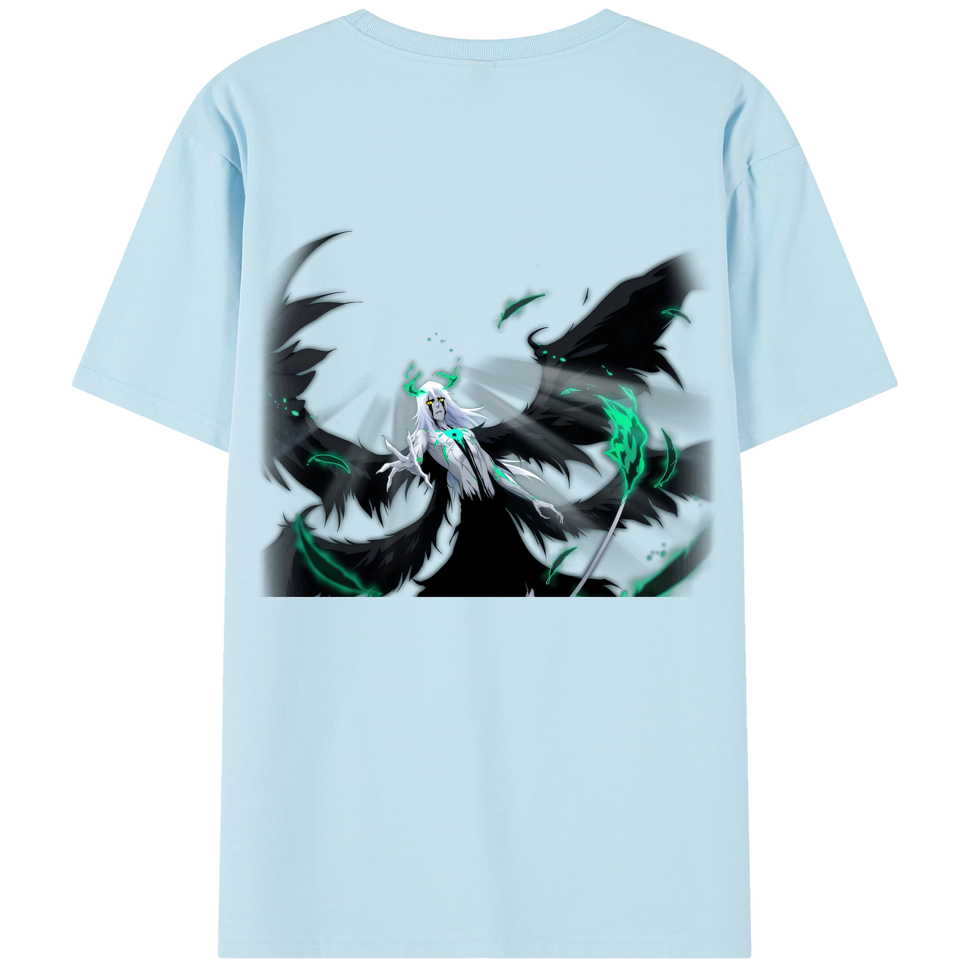 （画像用） ブリーチ ウルキオラ·シファー BLEACH Ulquiorra cifer 綿100％半袖Tシャツ（背面プリント）